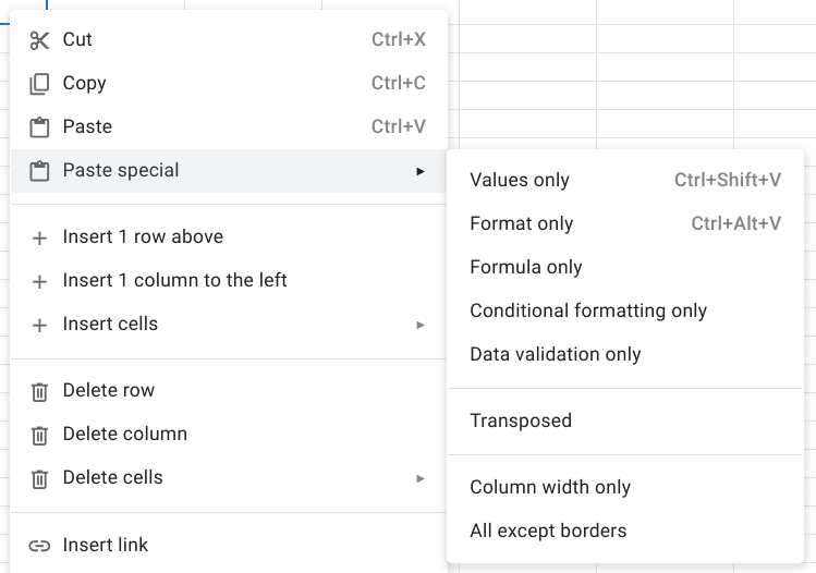 How To Paste In Google Sheets With Formatting