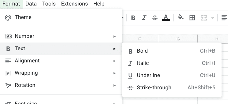 how-to-underline-in-google-sheets-knowsheets