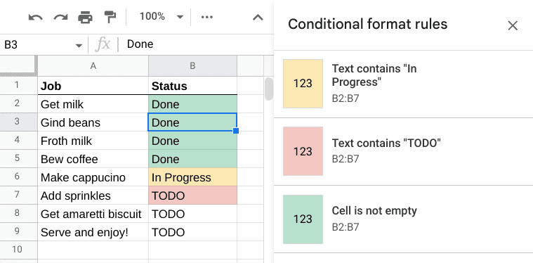 How Do I Copy Conditional Formatting In Google Sheets